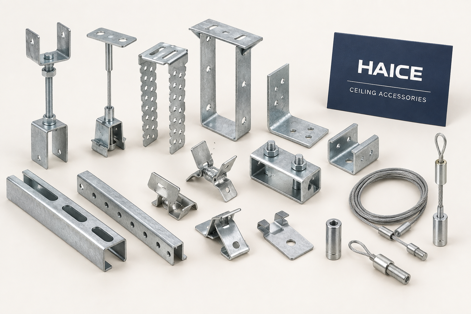 Ceiling hangers clips and framing connectors